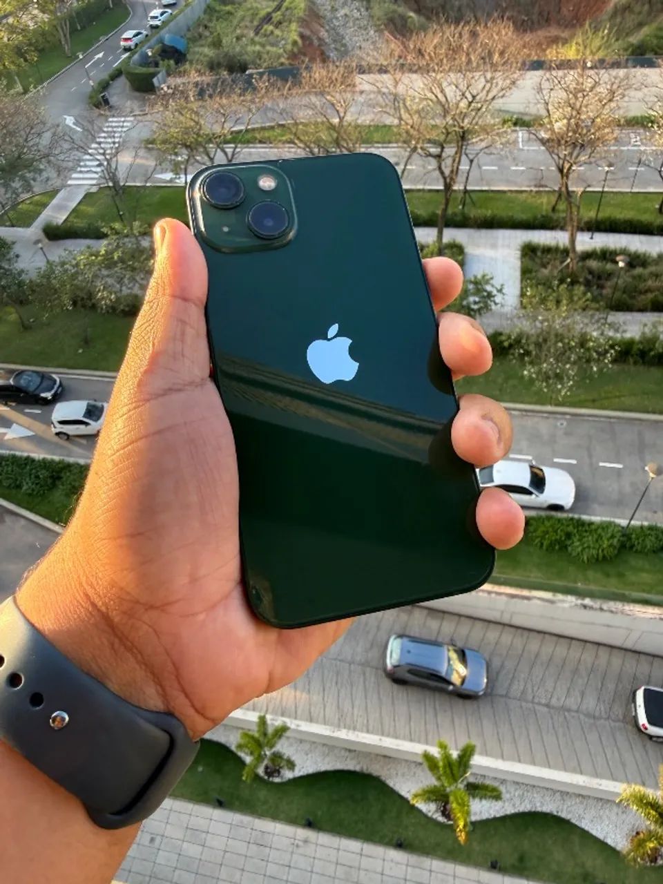 13 verde de 128gb seminovo - garantia!!!