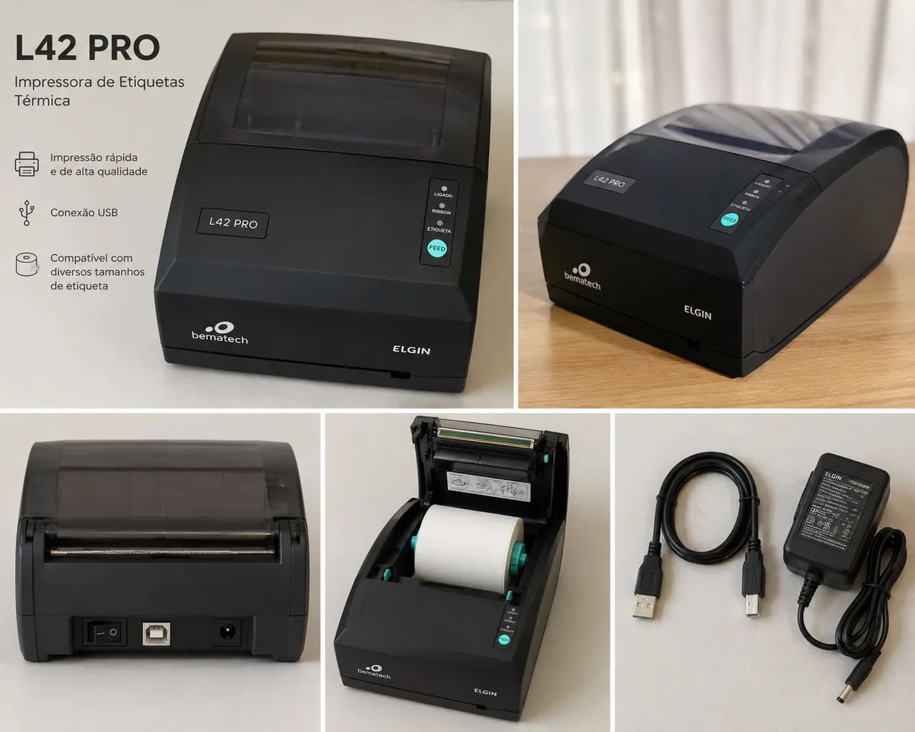 IMPRESSORA TÉRMICA BEMATECH ELGIN L42 PRO