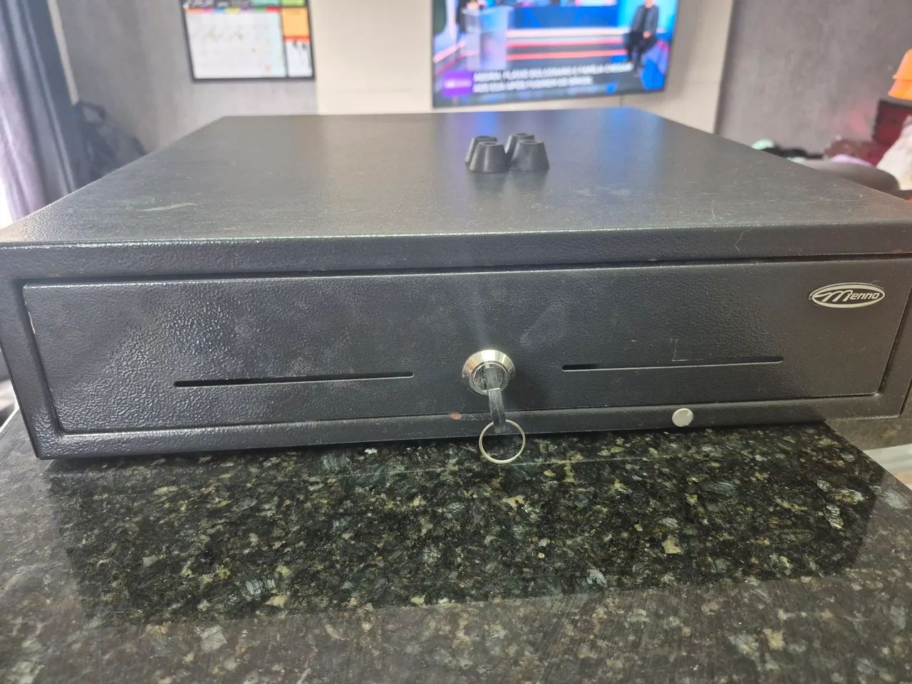 Caixa para dinheiro e moeda com chave  - Foto 2