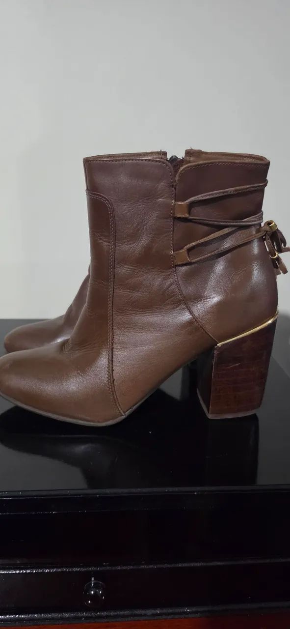 Bota couro Marron 