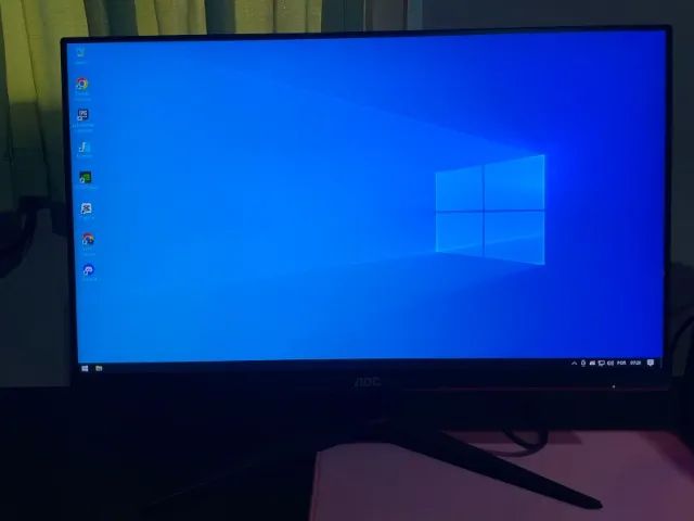 Monitor Gamer AOC 100HZ e 120HZ com Overclock (Com suporte Multiarticulado)