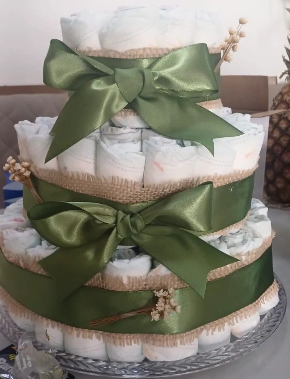 Bolo de fraldas p/ chá - Foto 3