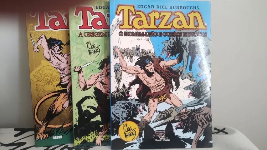 Pack Tarzan de Joe Kubert em três volumes - Editora Devir