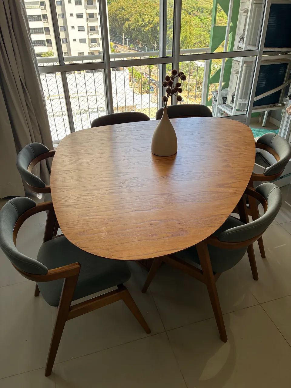 Mesa Orgânica Jantar + 6 cadeiras - Foto 2