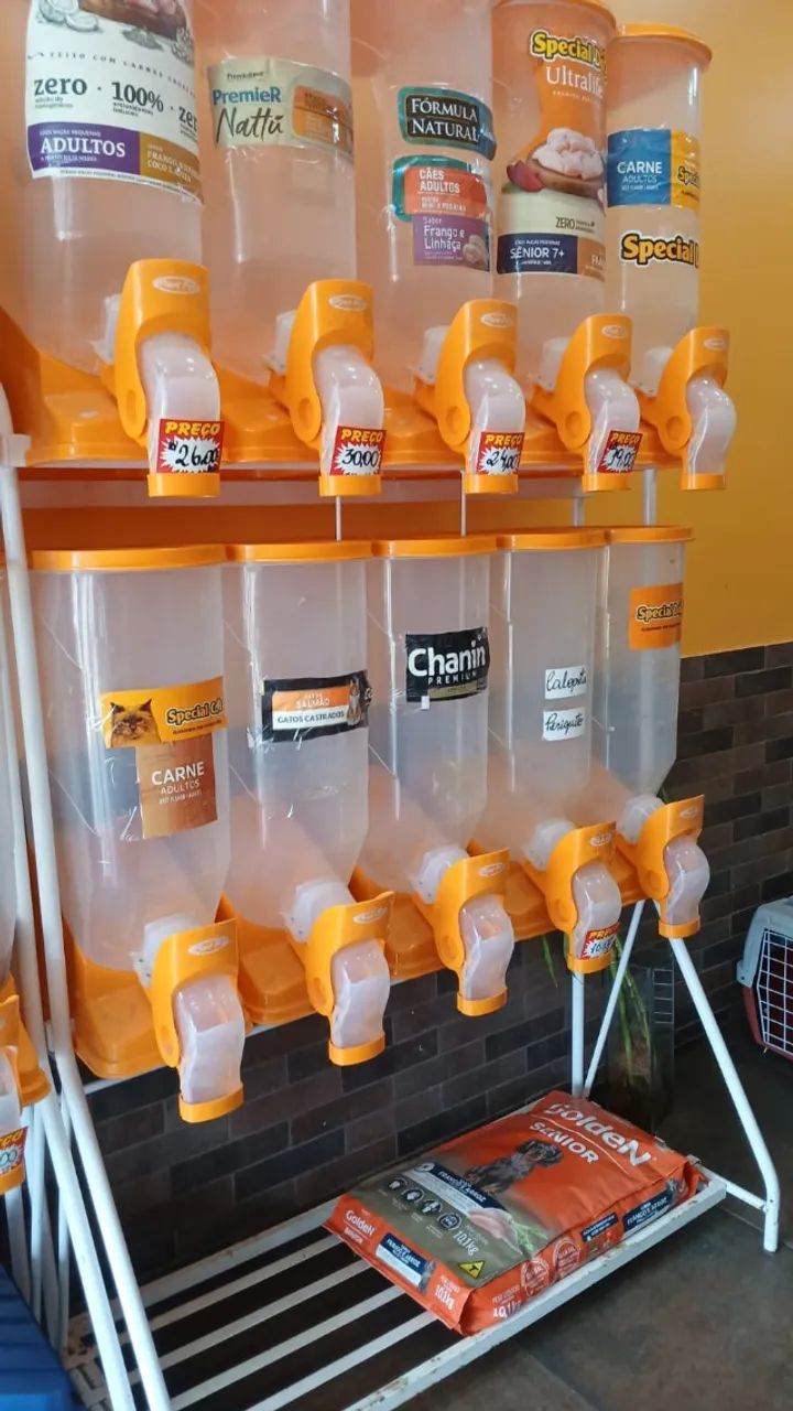  Dispenser Expositor 10 Módulos para Ração - Foto 3