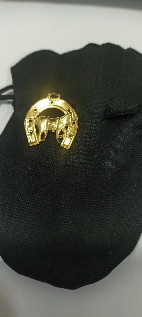 Pingente em ouro 18k (1,1 gramas) - Foto 3