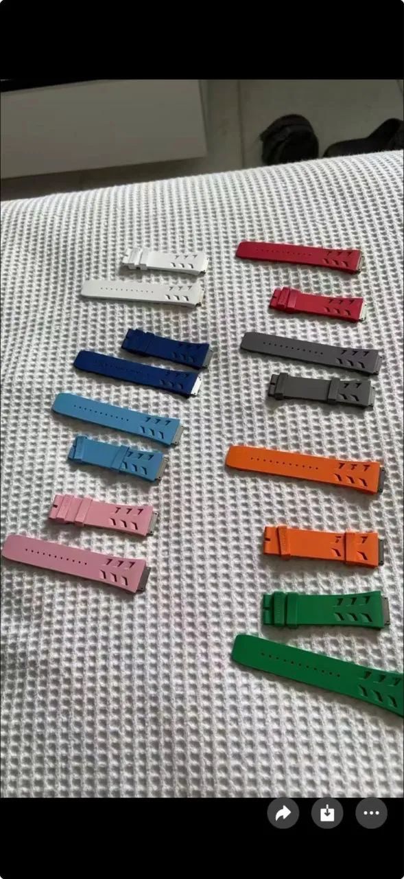 Pulseira Richard Mille rm 67 02 silicone compatível original 