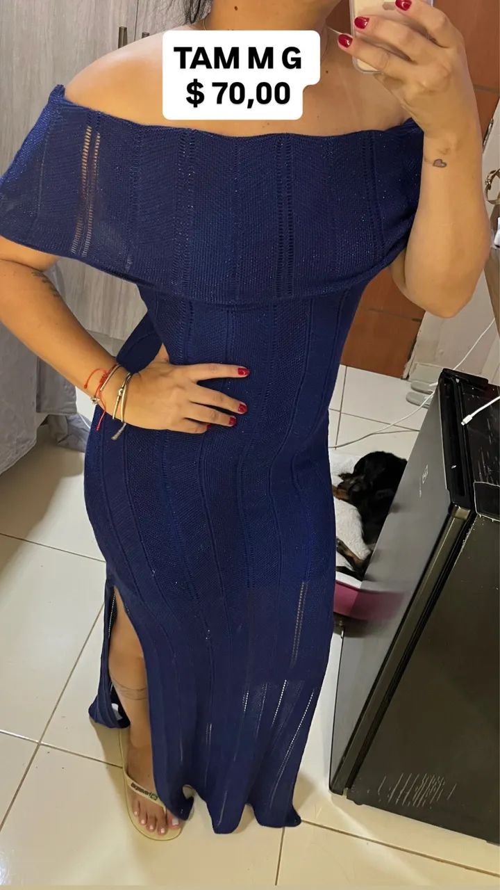 Bazar da Anne cropped calça vestidos  - Foto 4