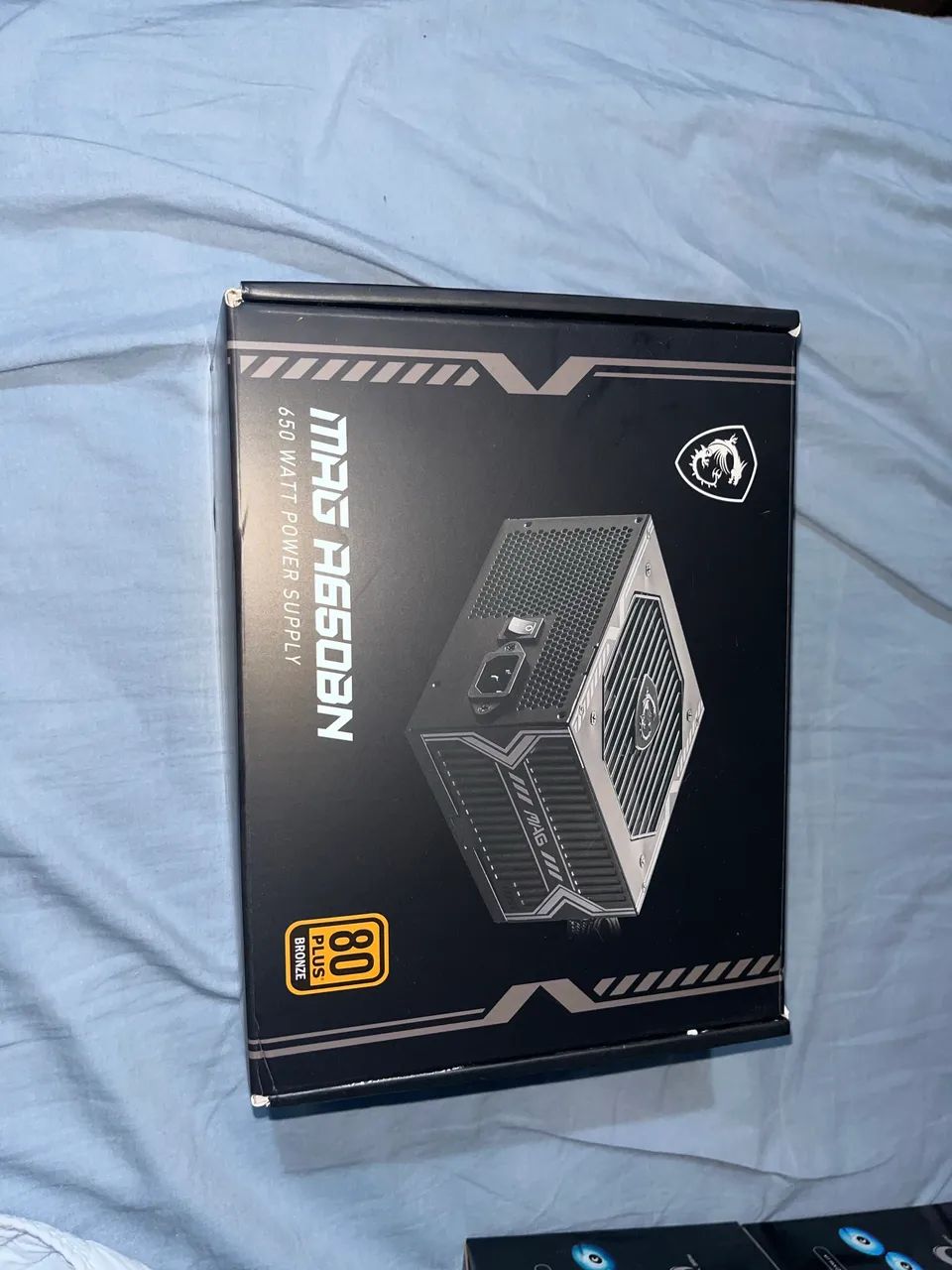 Fonte MSI MAG A650BN, 650W, 80 Plus Bronze, PFC Ativo, Com Cabo, Preto - Foto 4