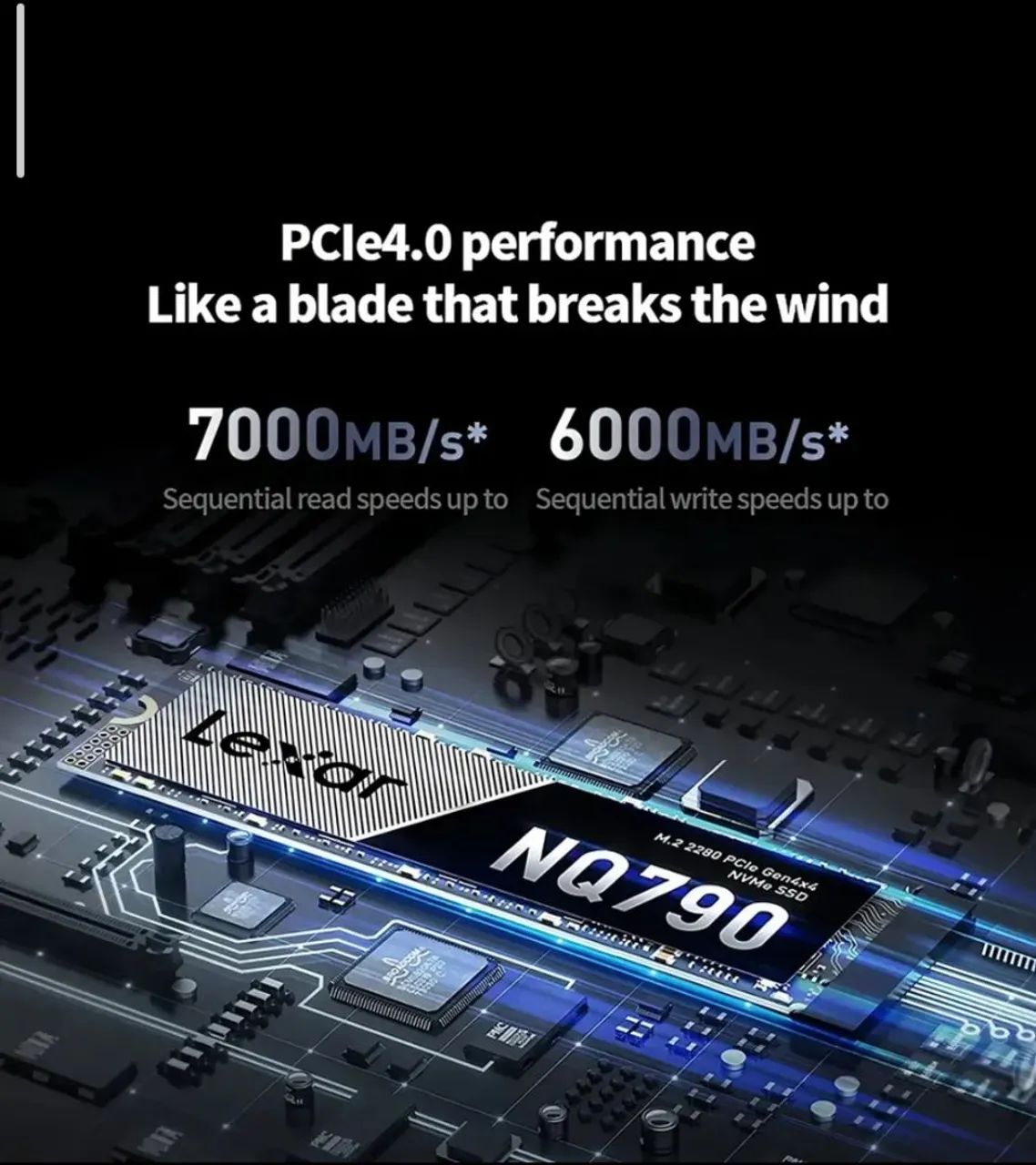 SSD LEXAR NM790 1TB NVMe M.2 PCIe 4.0 Gen4x4 (M.2 2280) - Foto 4