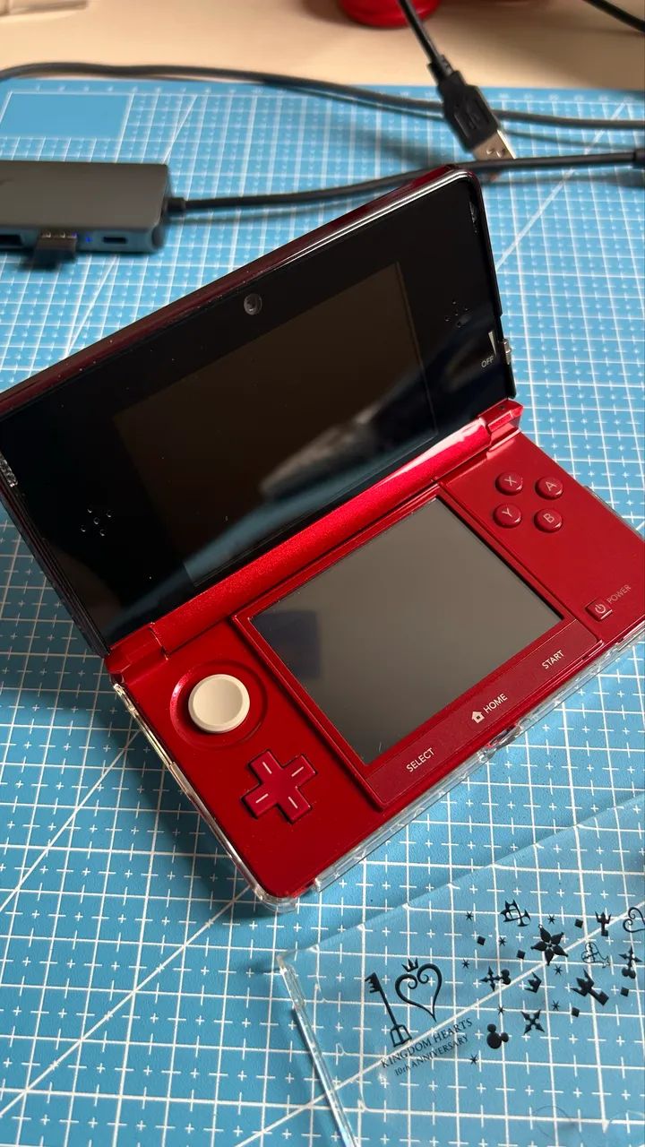Nintendo 3ds Old Metallic Red JP - Foto 3