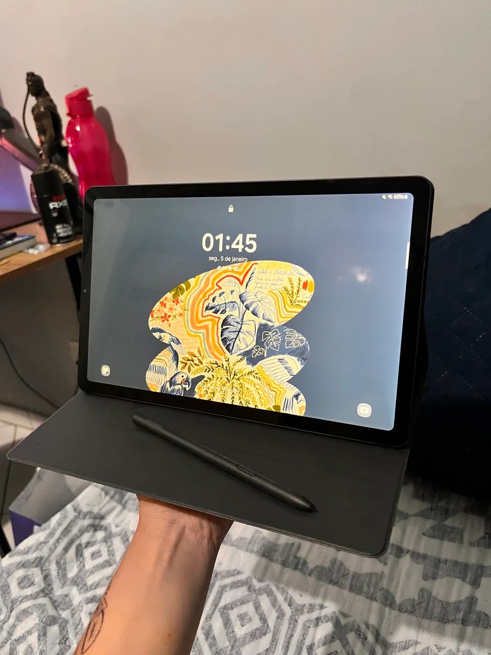 Tablet Samsung S6 lite preto | APARELHO NOVO - Foto 4