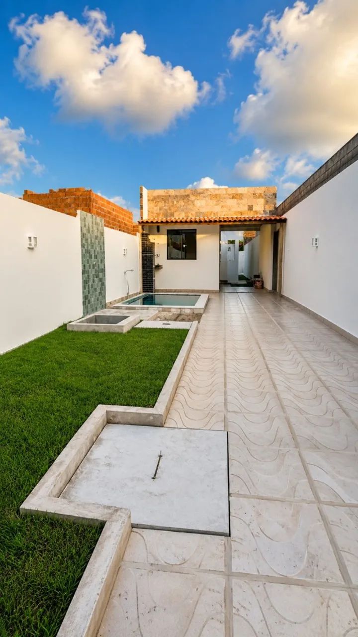 Casa nova com piscina em Jacumã - 2 quartos, suíte e 3 vagas - Foto 2