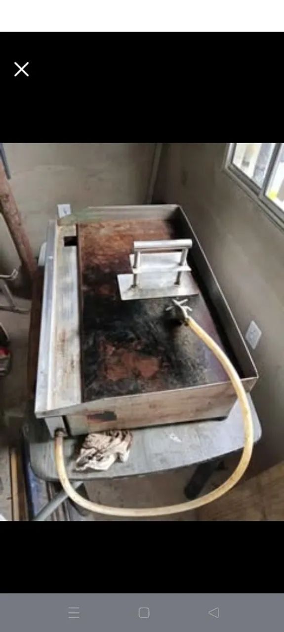 Vendo Chapa para espetinho e lanches  - Foto 2