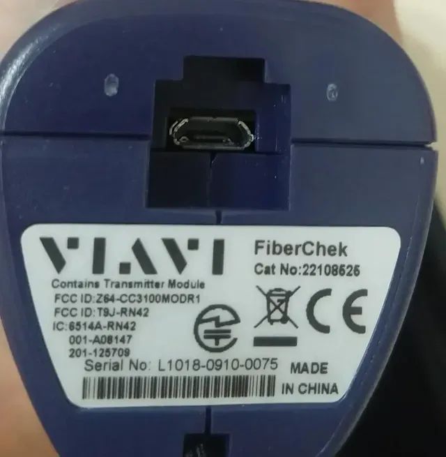 Fiberchek Viavi Microscópio De Sonda - Com Case E Acessórios - Foto 5
