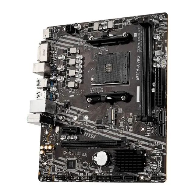 Placa Mãe Msi A520M-A PRO Am4 - Foto 4
