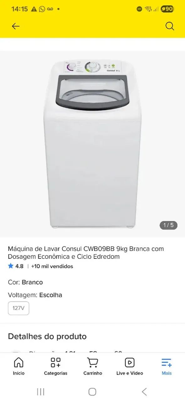 Máquina de lavar Consul  - Foto 5