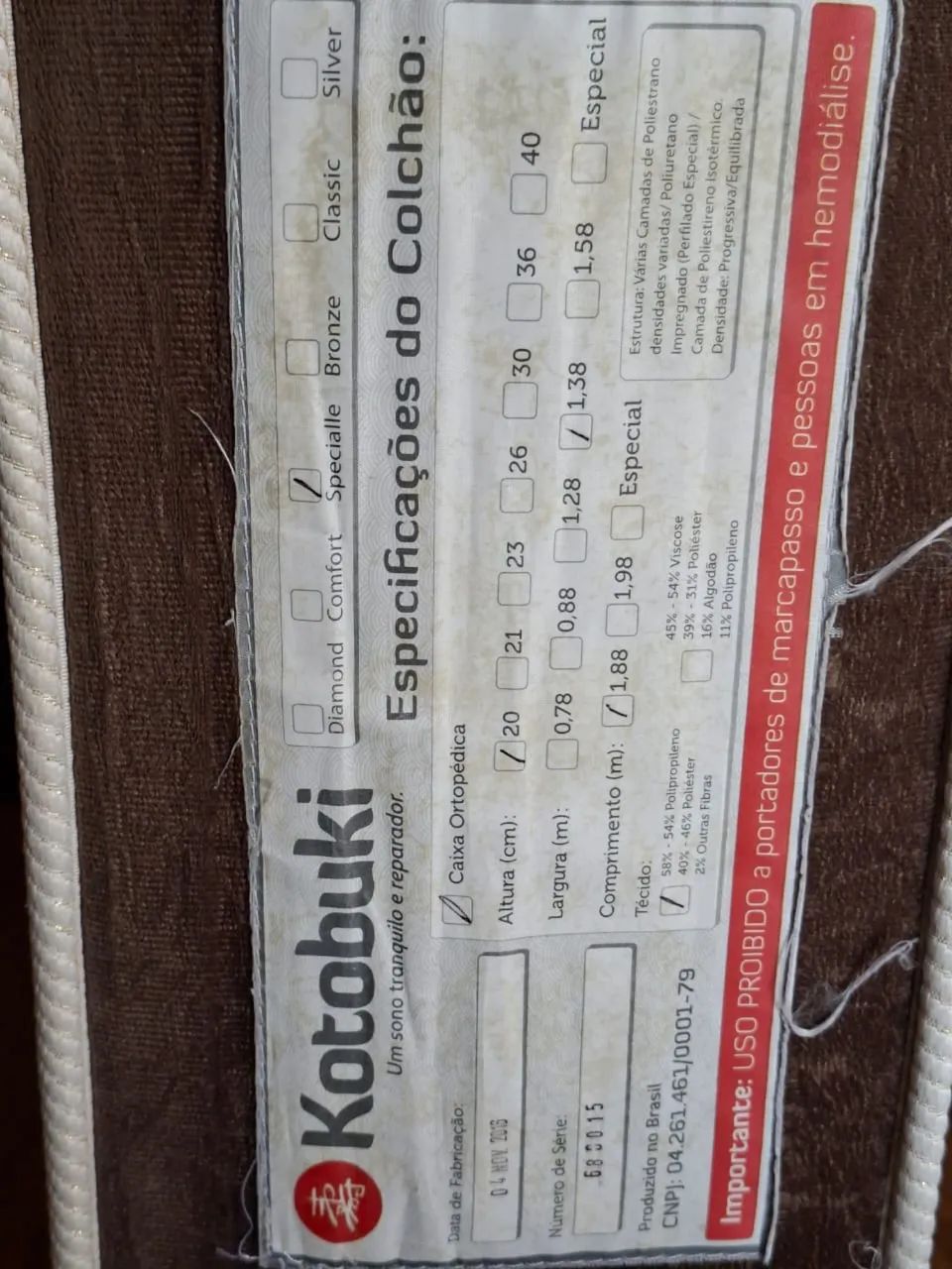 Colchão Magnético/ Ortopédico  - Foto 2