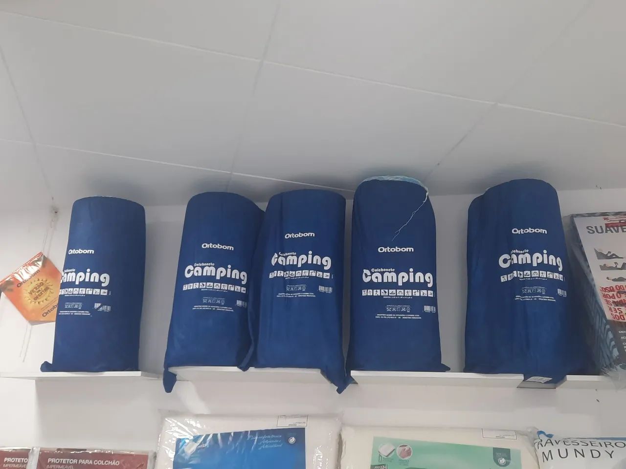 Colchonete de camping ortobom 