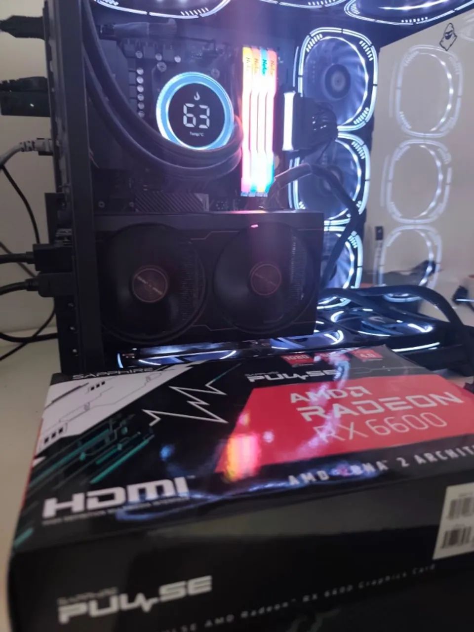 Placa de vídeo Rx 6600 8gb Sapphire - Foto 3
