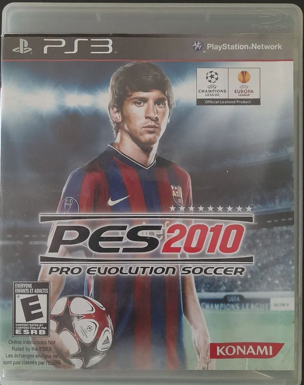 Blu-ray ps3 PES2010 Pro Evolution Soccer 