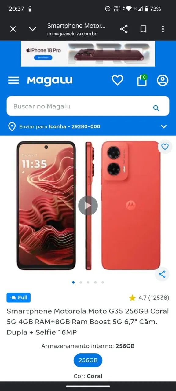 Motorola G35 256GB