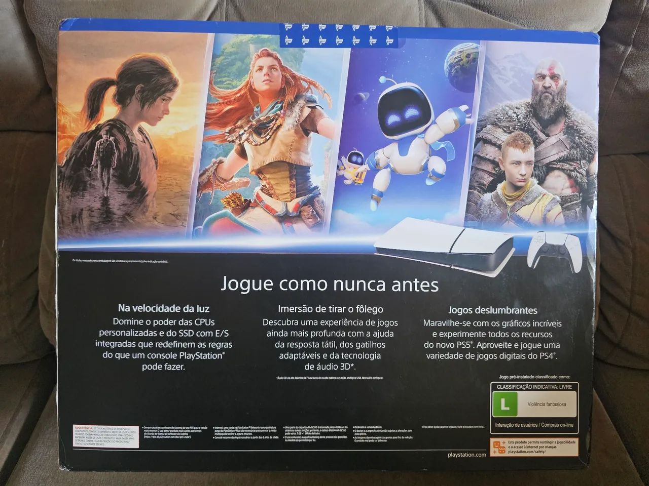 PS5 LACRADO C NOTA FISCAL 01 ANO GARANTIA  - Foto 2