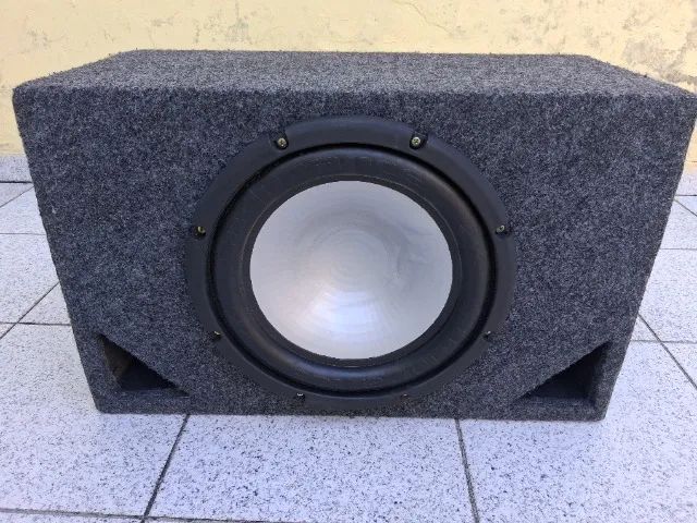Caixa de som dutada subwoofer 12 polegadas Bravox Endurance 2k 500w rms 2+2 ohms