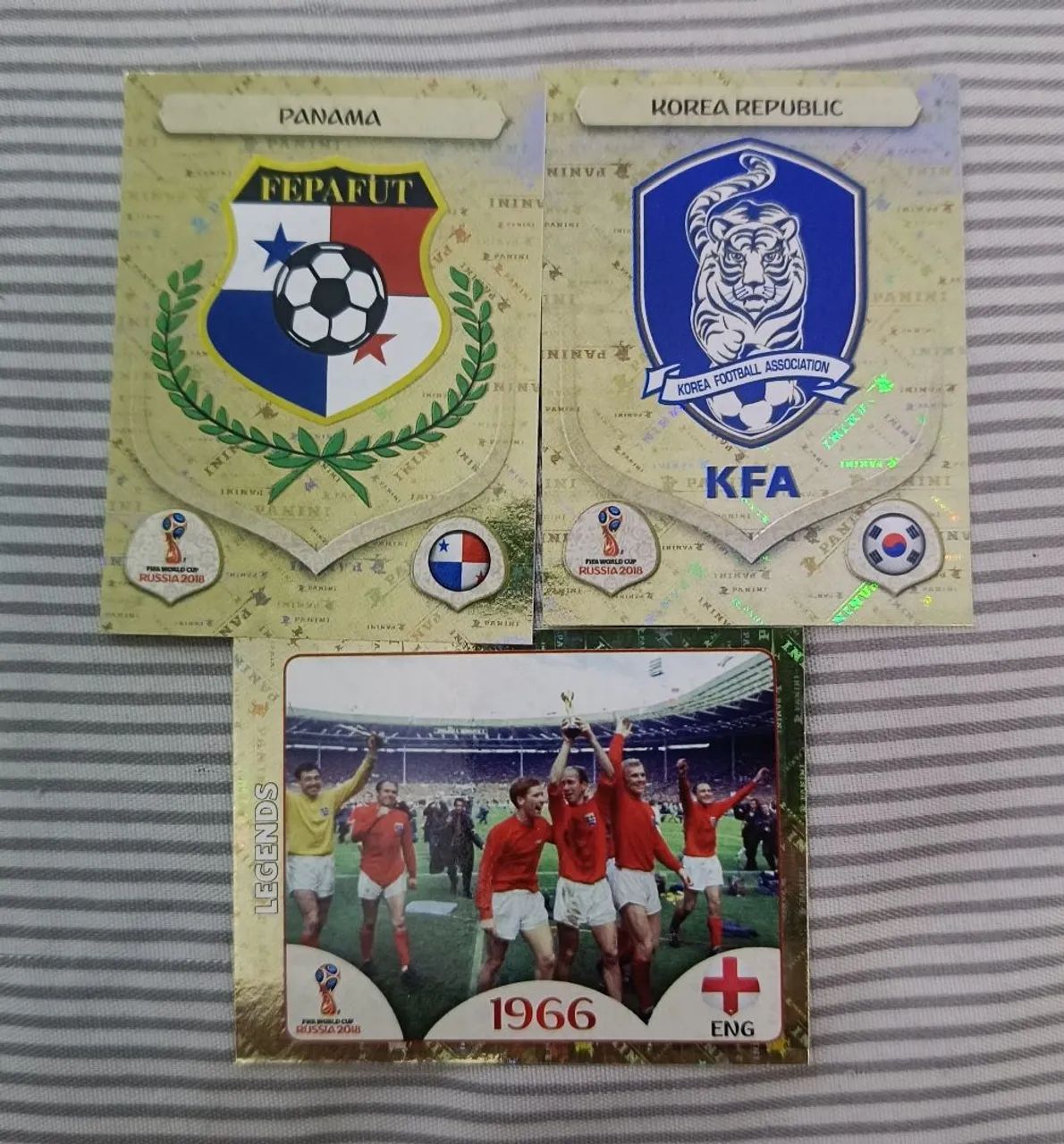 Figurinha brilhante copa 2018