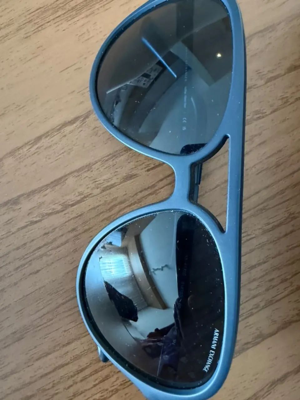 Óculos de sol Armani Exchange AX4133S azul com caixa - Foto 5