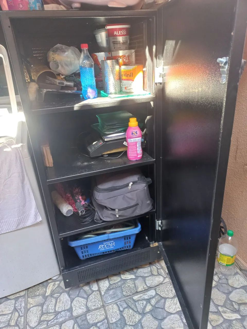 Raque piso suporte para baterias e ect - Foto 4