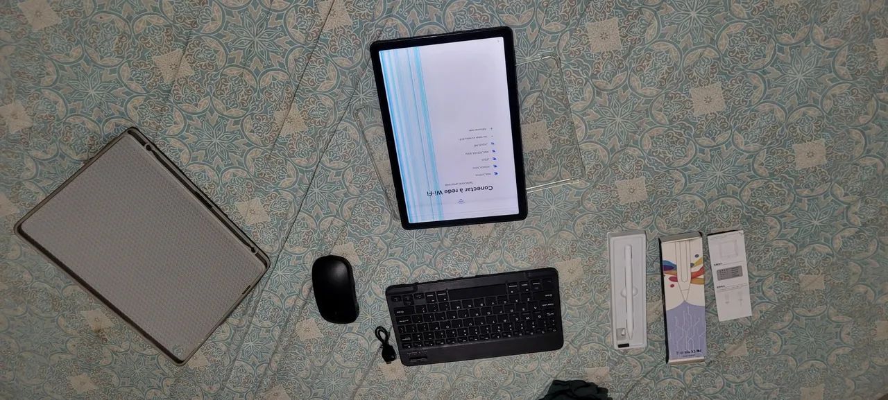 Tab a9+ com toque fantasma e listas na tela + kit teclado mouse caneta
