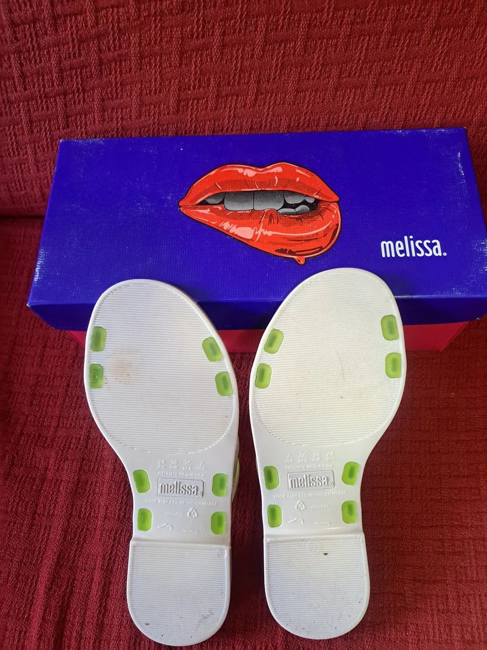 Sandalia modelo Melissa Bikini Stripe, N° 35 /36 nova  - Foto 5