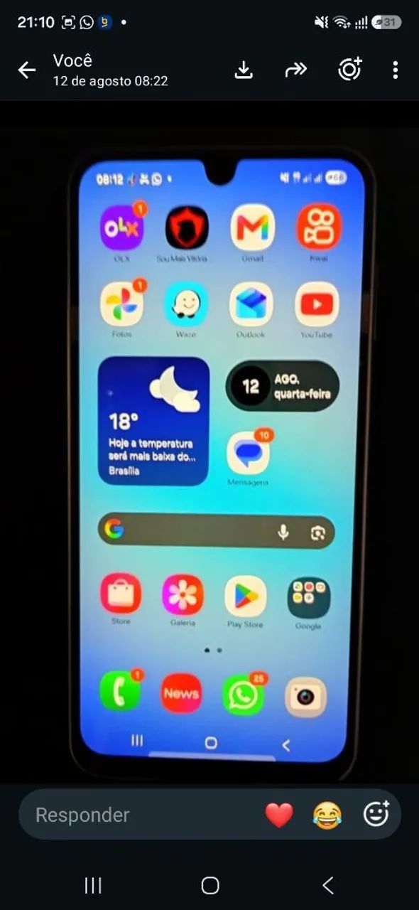 Galaxy A17 5G prata 128GB na caixa  - Foto 4