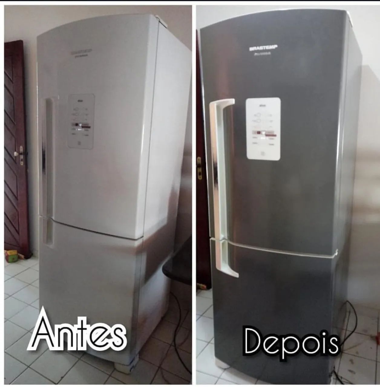 Envelopamento de geladeira  - Foto 4
