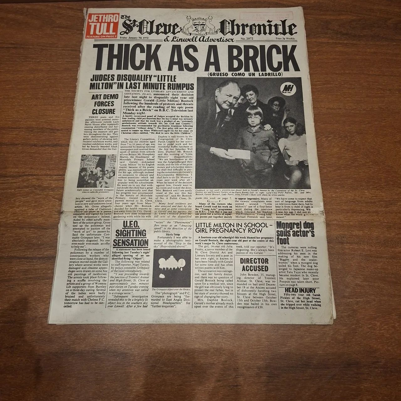 (IMPORTADO!) LP Jethro Tull / Thick as a Brick - Foto 2