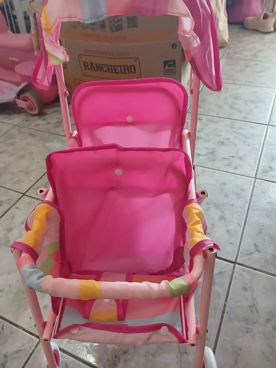 Carrinho de boneca duplo - Foto 2