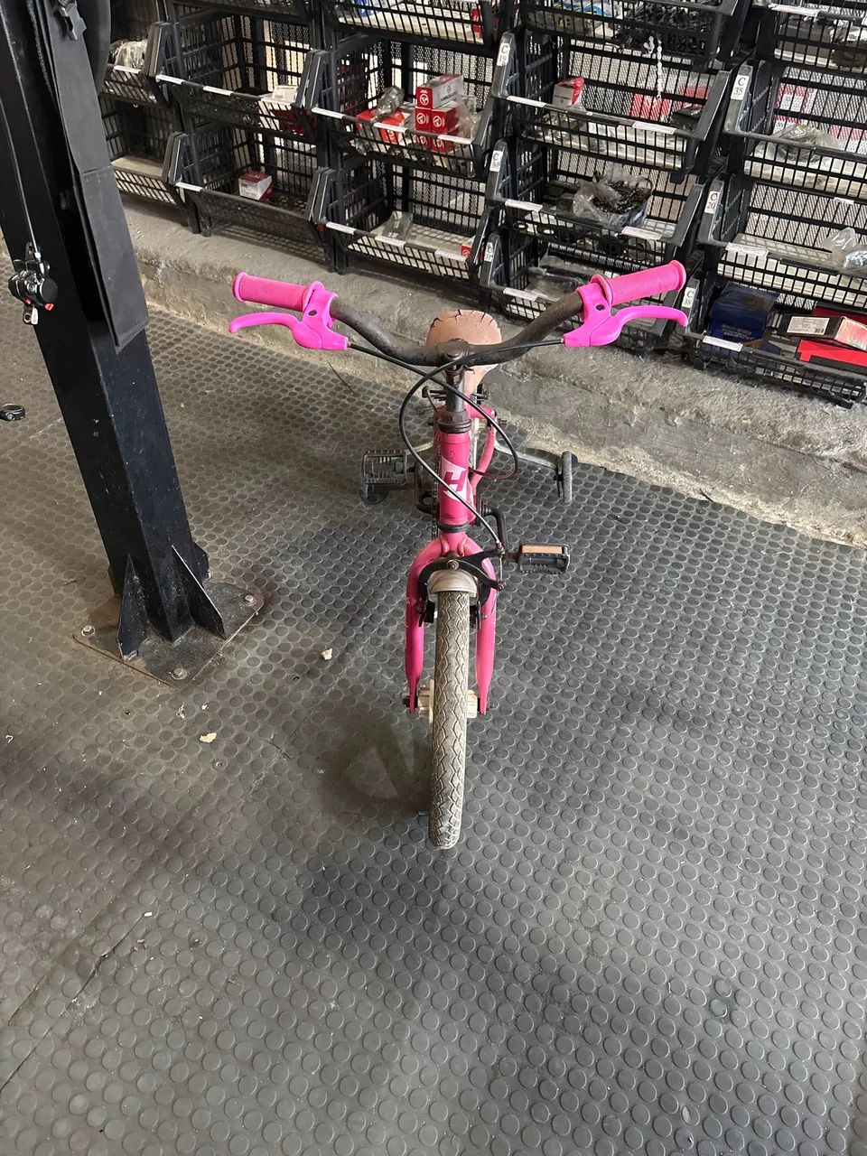 Bicicleta aro 16 infantil rosa - Foto 2