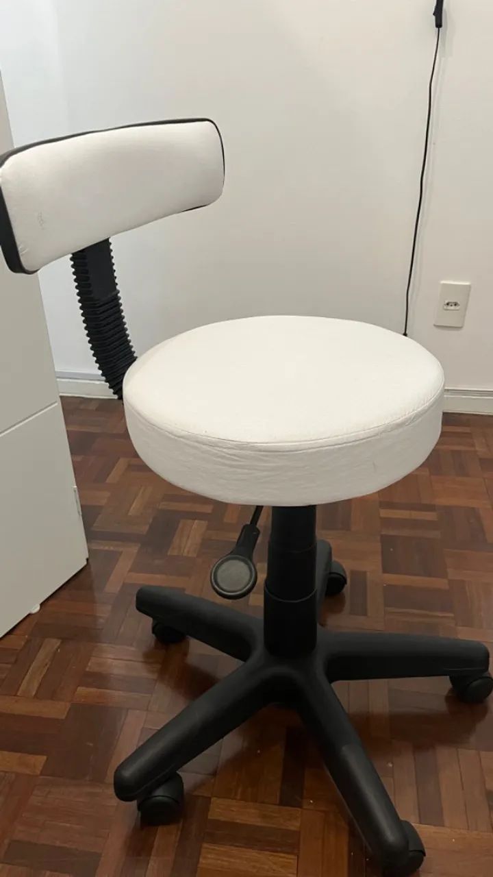 Mocho secretaria branco - Foto 3