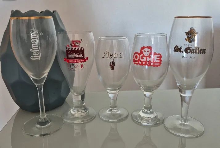5 Taças de Cerveja 