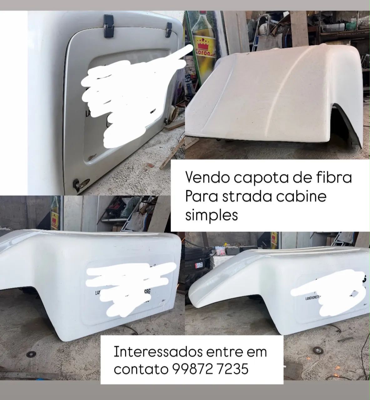 Capota de fibra - Foto 2