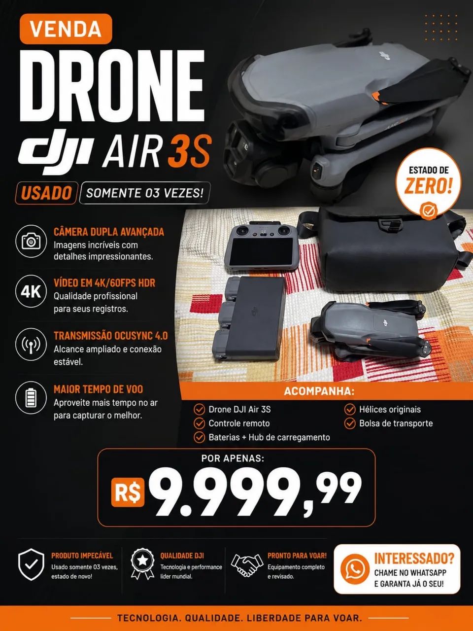 DRONE DJI AIR 3S