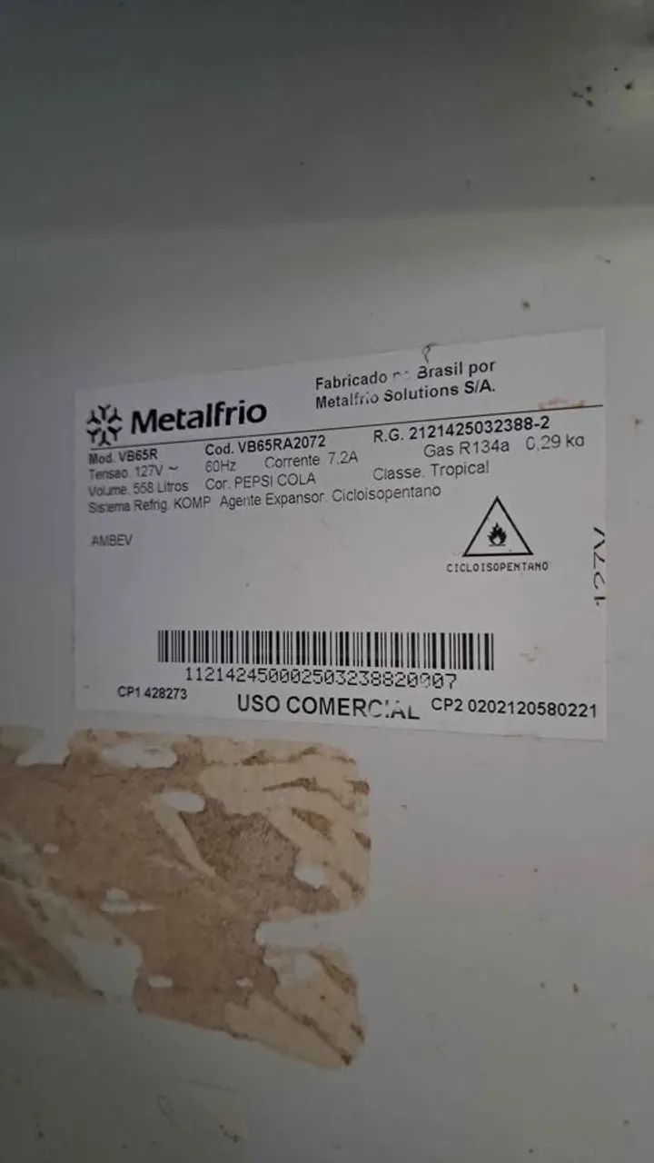 Refrigerador Expositor Freezer vertical de vidro da Metalfrio - Foto 3