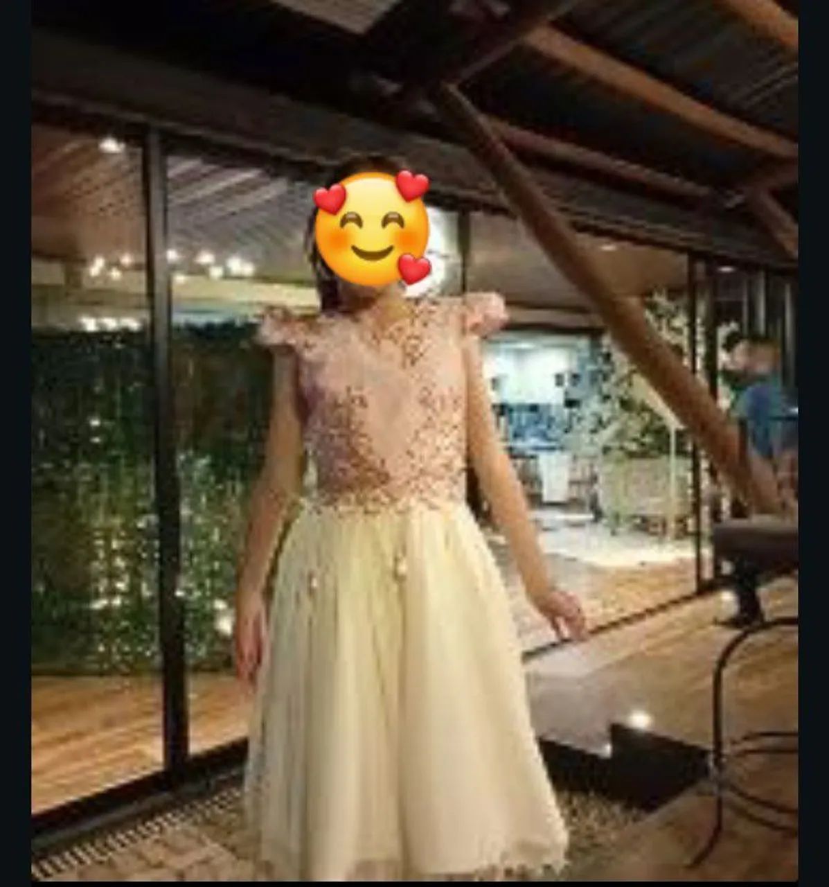 Vestido social infantil 