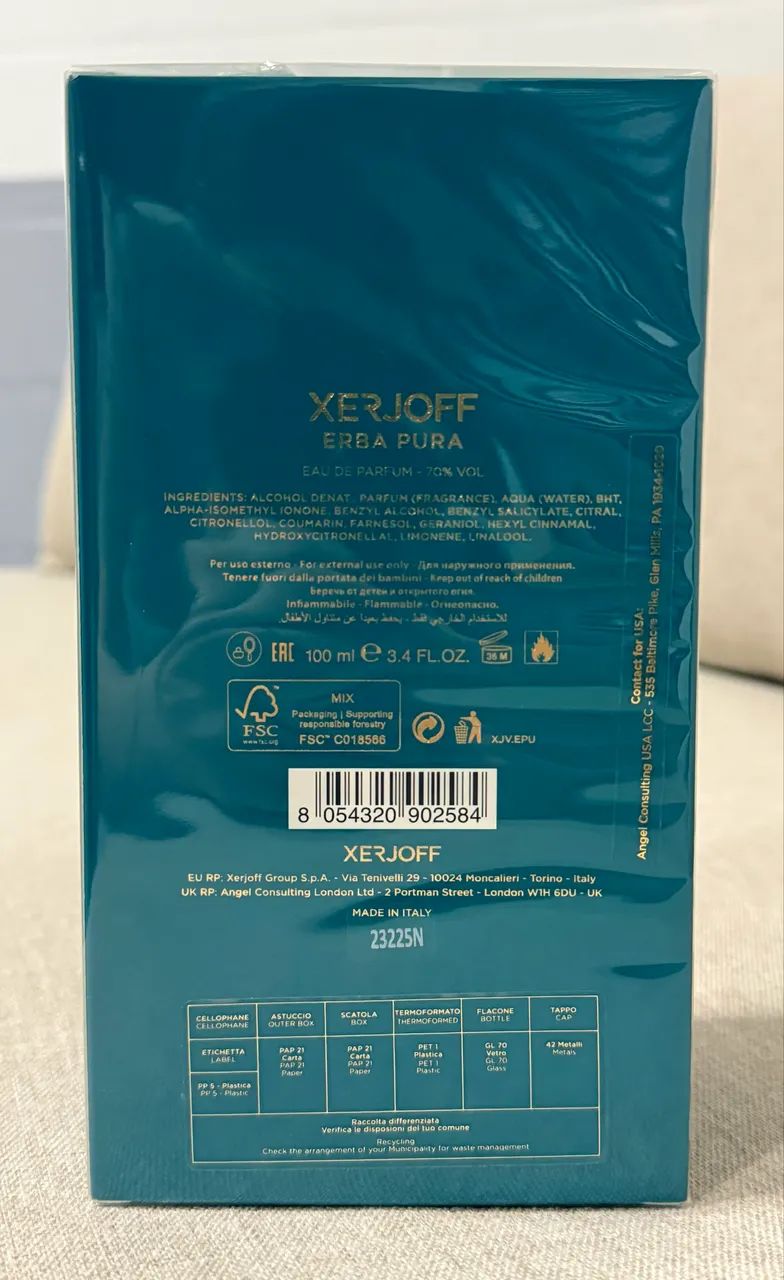 Xerjoff Erba Pura Eau de Parfum de 100 ml. - Foto 4
