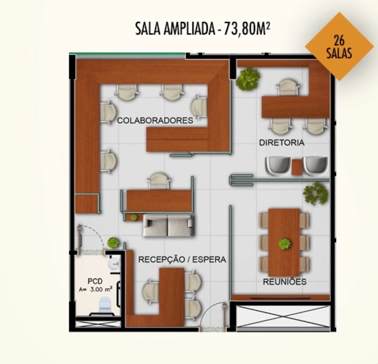 Centro Medico Empresarial Premier - Sala 73,80 m2 - Foto 5