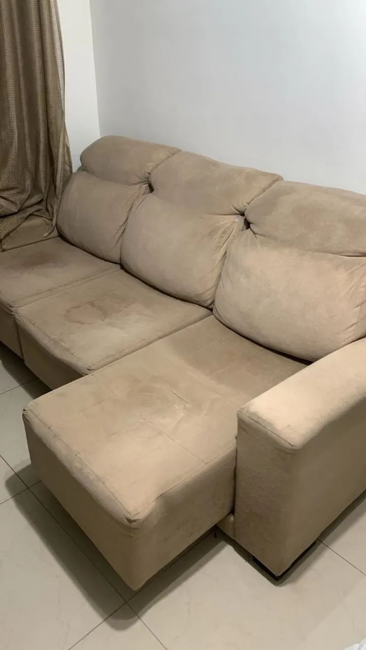 Sofá retrátil e reclinável 