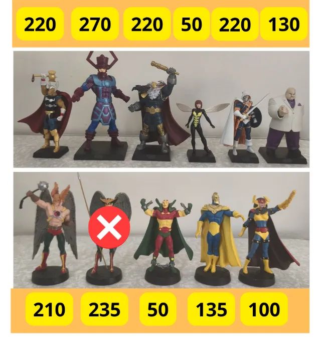 Mega Coleção Miniaturas Eaglemoss Marvel e DC + Fascículo - Lote ou separadas - Foto 2