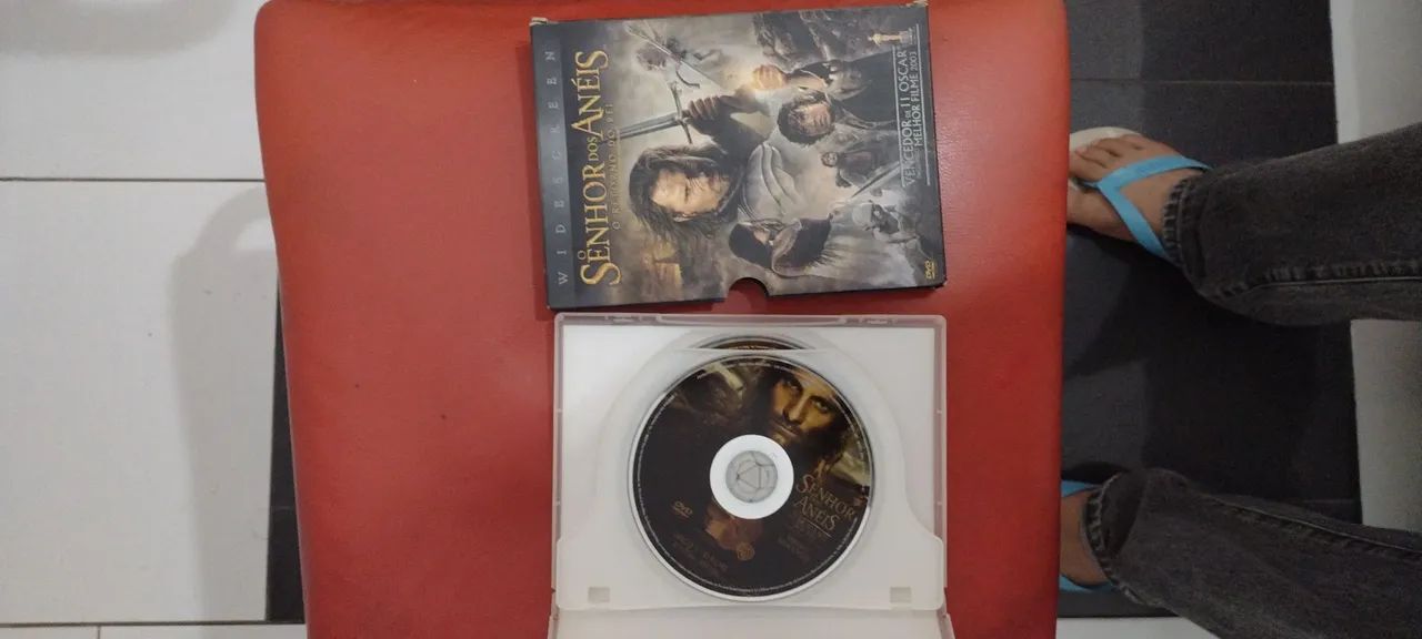 DVD e bluway Senhor dos anéis:o retorno do rei,as duas torres,a sociedade do anel abertos - Foto 2