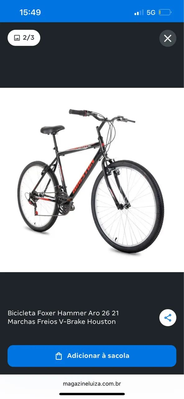 Bicicleta Houston aro 26 NOVA